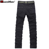MAGCOMSEN Cargo Pants Men Autumn Military Style Men's Tactical Pants Loose Multi Pockets Casual Long Pants Trousers AG-BDC-014