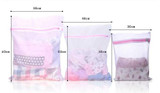 3 Sizes Zippered Mesh Laundry Wash Bags for Delicates Lingerie Socks Underwear