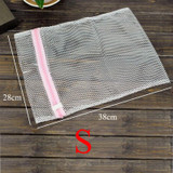 3 Sizes Zippered Mesh Laundry Wash Bags Foldable Delicates Lingerie Bra Socks Underwear Washing Clothes Protection Practical Net