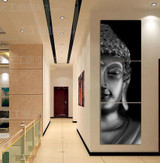 3 Pieces/set Modern Wall Art Buddha Printed Canvas Printed Pictures Wall Pictures for Living Room Prints Poster Unframed