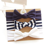 3 pieces/lot New Baby Headband Cotton Bow Kids Girls Headwear Kids Children Hair Accessories Baby Shower Gift Infant Supplies