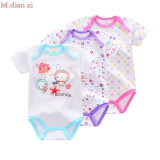 3 Pieces/lot Summer Baby Boys Romper Animal style Short Sleeve cotton infant rompers Jumpsuit cotton Baby Newborn Clothes