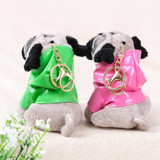 RYRY 13cm 7 colors cute plush puppy bag pendant dolls dog keychains for friend gift toy 2018 new year gift