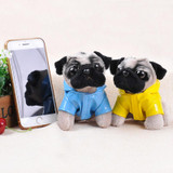 RYRY 13cm 7 colors cute plush puppy bag pendant dolls dog keychains for friend gift toy 2018 new year gift