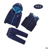 Russian Winter ! New 2017 Baby Boy Winter Children Girls Down Coats Set Clothing Children's Winter Jacket Pants for Girls Boys
