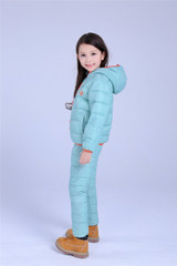 Russian Winter ! New 2017 Baby Boy Winter Children Girls Down Coats Set Clothing Children's Winter Jacket Pants for Girls Boys