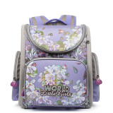 Russian Brand Grizzly Children School Bags Cartoon Dogs Cats Flower Printed Waterproof Nylon Orthopedic Backpack Girls Schoolbag