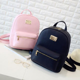 Rusoonnic Leather Backpack Women Backpack Black Pu Bagpack School Bags for girls Mochila Feminina mochila escolar