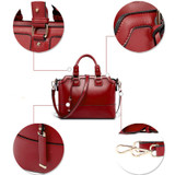 Ruocco Brand Luxury Women Leather Handbags Elegant Leather Shoulder Bag Female Women Messenger Bags 2016 Tote Bags