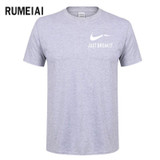 RUMEIAI Fashion Men T-Shirts Male US Size T shirt Homme Summer cotton Short Sleeve T Shirts Brand Men's Tee Shirts Man Clothes