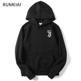 RUMEIAI Brand 2017 Hoodies Men Juventus Letter Printing Sweatshirt Male Hoody Hip Hop Autumn Winter Casual Hoodie Mens Pullover