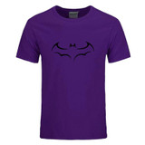 RUMEIAI 100% COTTON men t shirt casual short sleeve t-shirt for men batman print men T shirt crewneck mens tee shirt