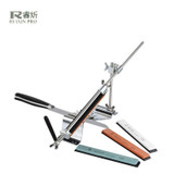 Ruixin Pro III Fix-angle Stainless Steel Professional Knife Sharpener Chef Choices Kitchen Sharpening System With 4 Whetstones
