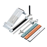 Ruixin Pro III Fix-angle Stainless Steel Professional Knife Sharpener Chef Choices Kitchen Sharpening System With 4 Whetstones