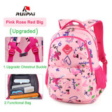 RUIPAI Kids School Bags Children Backpacks Girls and Boys Backpack Schoolbag Mochila Bookbag Big and Small Size Kids Baby Bags