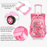 RUIPAI Kids Backpack With Wheel Baby's Bags Trolley School Bags Backpack Schoolbag Waterproof students Bags For Girls and Boys