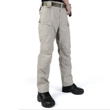 New IX7 Tactical Men's Pants Cargo Casual Pants Combat SWAT Army Active Military Work Waterproof Male Trousers Mens