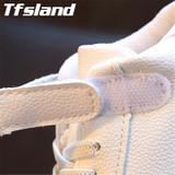 New Girls Boys Breathable White Shoes Children Leather Sports Shoes High Leisure Antislip Soft Bottom Flat Basket Kids' Sneakers