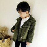 New Girls And Boys Coats Winter Fur fleece jackets Unisex kids Outwear Girls Jacket 7CT069