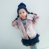 New Girls And Boys Coats Winter Fur fleece jackets Unisex kids Outwear Girls Jacket 7CT069