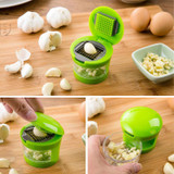 New Garlic Grater Mini Portable ABS Stainless Steel Garlic Press Chopper Slicer Hand Presser Grinder Crusher Kitchen Tool