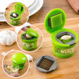 New Garlic Grater Mini Portable ABS Stainless Steel Garlic Press Chopper Slicer Hand Presser Grinder Crusher Kitchen Tool