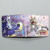 New Games Pokemon Sun Moon Cartoon Wallets Short Bifold Photo Coins Bolso Zipper Slot Mens Womens Purse Cute Purse For Children