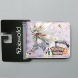 New Games Pokemon Sun Moon Cartoon Wallets Short Bifold Photo Coins Bolso Zipper Slot Mens Womens Purse Cute Purse For Children
