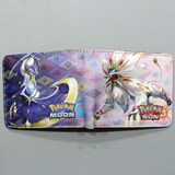 New Games Pokemon Sun Moon Cartoon Wallets Short Bifold Photo Coins Bolso Zipper Slot Mens Womens Purse Cute Purse For Children