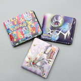 New Games Pokemon Sun Moon Cartoon Wallets Short Bifold Photo Coins Bolso Zipper Slot Mens Womens Purse Cute Purse For Children