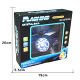 New Flying Ball Blue And White Porcelain Pattern Luminous Intelligent Induction Flying Toy
