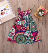 New Flower Girl Summer Princess Dress Kids Baby Cute Party Pageant Floral Dresses Clothes