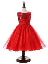 New Flower Children Ball Gown Sequin Formal Wedding Princess Girl Tutu Dress for Party Girls Clothes Kids Dresses Girl Clothing New Flower Children Ball Gown Sequin Formal Wedding Princess Girl Tutu Dress for Party Girls Clothes Kids Dresses Girl Clothing