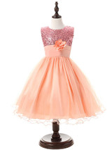 New Flower Children Ball Gown Sequin Formal Wedding Princess Girl Tutu Dress for Party Girls Clothes Kids Dresses Girl Clothing New Flower Children Ball Gown Sequin Formal Wedding Princess Girl Tutu Dress for Party Girls Clothes Kids Dresses Girl Clothing