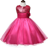 New Flower Children Ball Gown Sequin Formal Wedding Princess Girl Tutu Dress for Party Girls Clothes Kids Dresses Girl Clothing New Flower Children Ball Gown Sequin Formal Wedding Princess Girl Tutu Dress for Party Girls Clothes Kids Dresses Girl Clothing