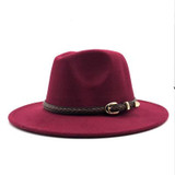 Belt Designer Top Jazz Fedora Hat
