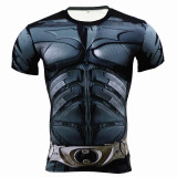 New Fitness Compression Shirt Men Anime Superhero Punisher Skull Batman Superman 3D T Shirt Bodybuilding Crossfit tshirt