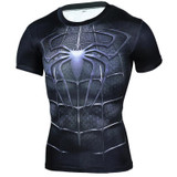 New Fitness Compression Shirt Men Anime Superhero Punisher Skull Captain Americ 3D T Shirt Bodybuilding Crossfit tshirt