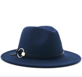 Hawkins Felt Wide Brim Fedora Hat