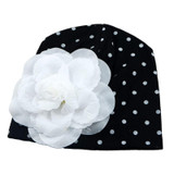 New Lovely Baby Headwear Candy Beanie Hat Big flower Beanies Toddler girls hat flower beanie hat Cotton cap