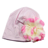 New Lovely Baby Headwear Candy Beanie Hat Big flower Beanies Toddler girls hat flower beanie hat Cotton cap