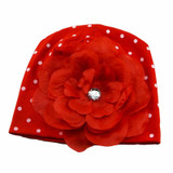 New Lovely Baby Headwear Candy Beanie Hat Big flower Beanies Toddler girls hat flower beanie hat Cotton cap