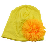 New Lovely Baby Headwear Candy Beanie Hat Big flower Beanies Toddler girls hat flower beanie hat Cotton cap