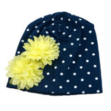 New Lovely Baby Headwear Candy Beanie Hat Big flower Beanies Toddler girls hat flower beanie hat Cotton cap