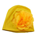 New Lovely Baby Headwear Candy Beanie Hat Big flower Beanies Toddler girls hat flower beanie hat Cotton cap