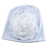 New Lovely Baby Headwear Candy Beanie Hat Big flower Beanies Toddler girls hat flower beanie hat Cotton cap