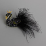 New Lovely Cartoon Black And White Swan Baby Hairpins Kids Hair Clips Girls Hair Accessories Princess Barrette Children Headwear