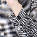 New Long Sleeve Casual Blouse women Turn Down Collar Plaid Shirt blusas Feminino Female Blouses All-match Women Tops cardigan