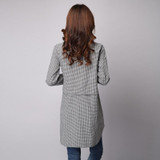 New Long Sleeve Casual Blouse women Turn Down Collar Plaid Shirt blusas Feminino Female Blouses All-match Women Tops cardigan