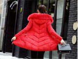New Long Parkas Female Womens Winter Jacket Coat Thick Cotton Warm Jacket Womens Outwear Parkas Plus Size Fur Coat 2017